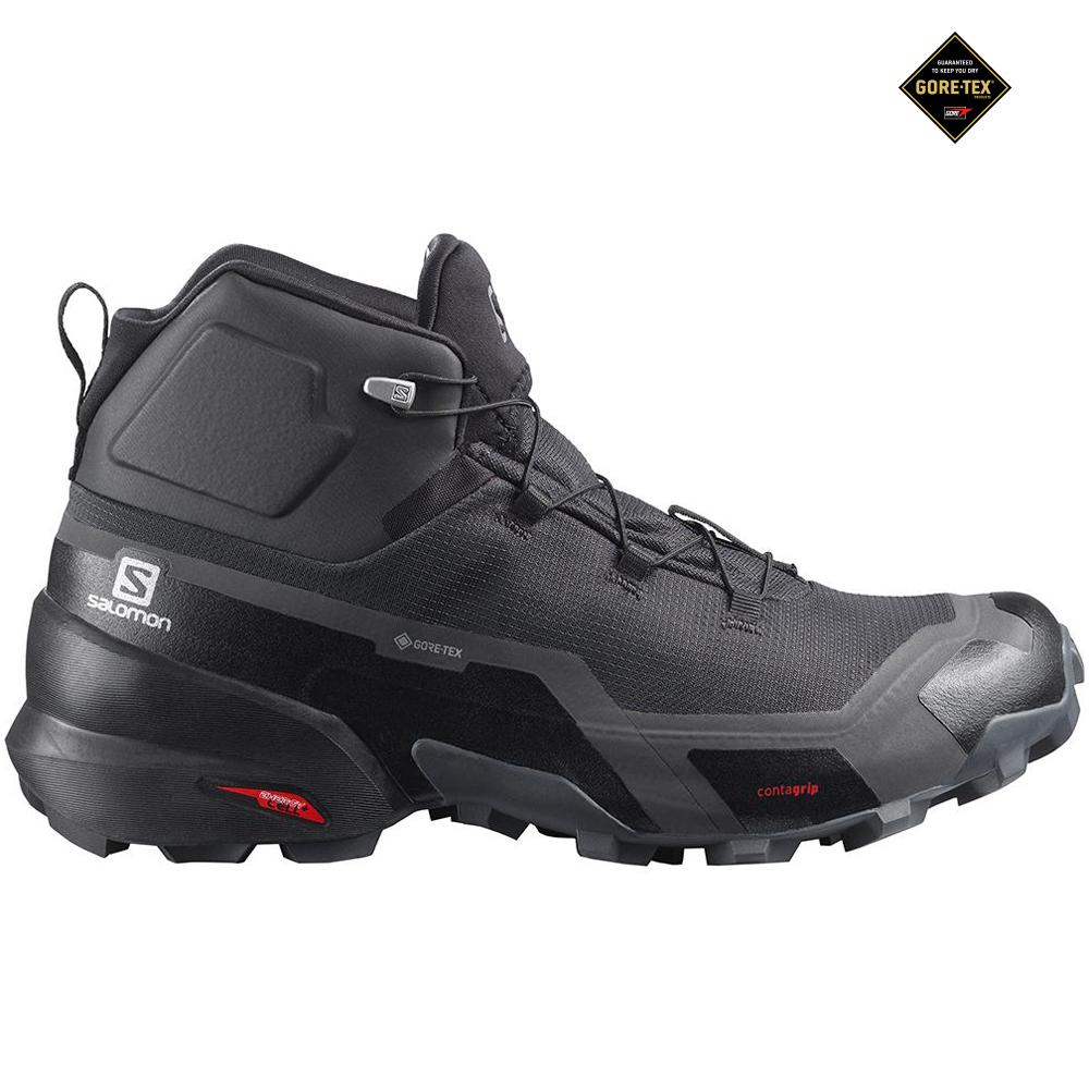 SALOMON CROSS HIKE MID GORE-TEX Philippines - Men's Hiking Boots - Black | 379206-CHV